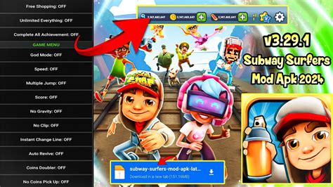 Subway Surfers Mod Apk(Menu, Unlocked All .